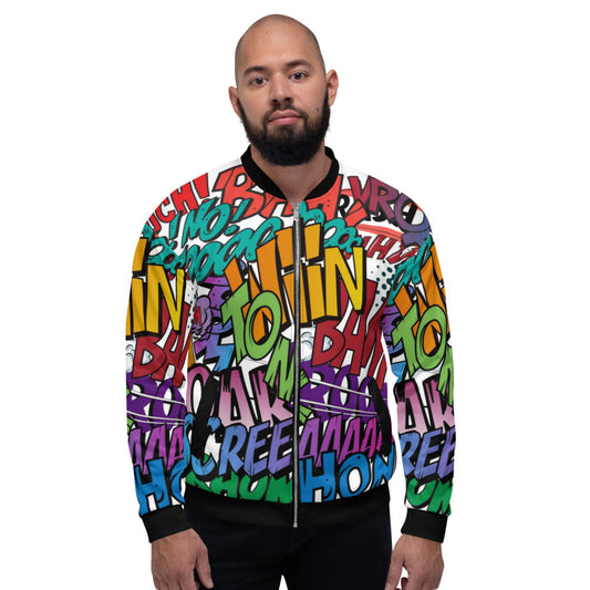 Comic Book Unisex Bomber Jacket