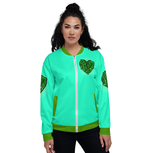 Beautiful Blooming Roses Unisex Bomber Jacket