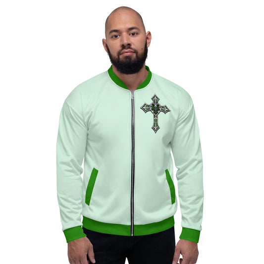 Heart & Cross Unisex Bomber Jacket