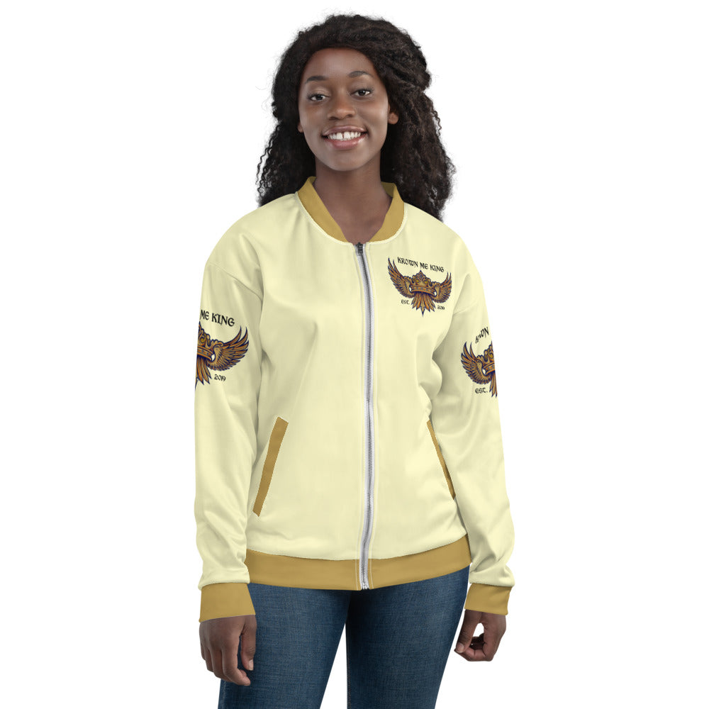 Krown Me King Gold Unisex Bomber Jacket