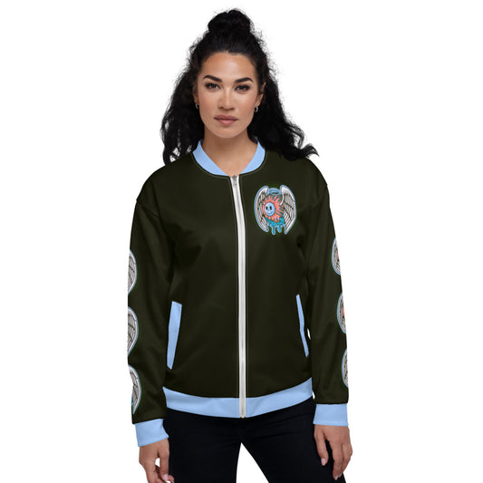 Flying Eyeball Unisex Bomber Jacket