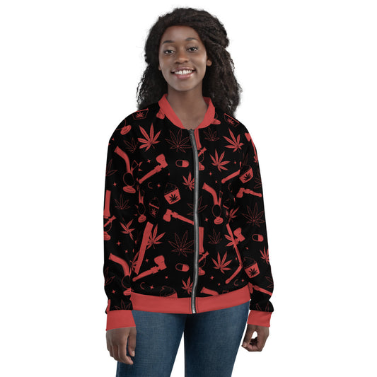 Stoners Only Toak Up Unisex Bomber Jacket