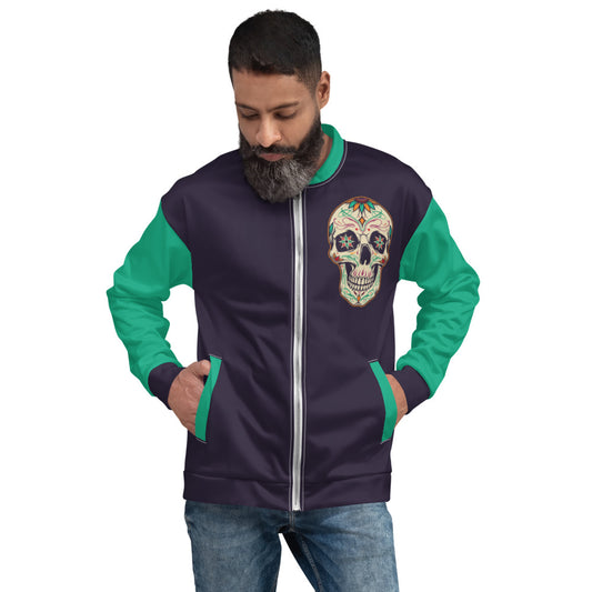 Sugar Skull Unisex Bomber Jacket