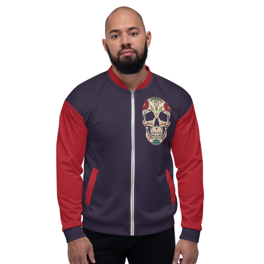 Sugar Skull Unisex Bomber Jacket