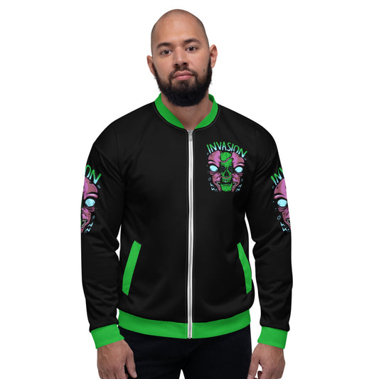 Alien Invasion Unisex Bomber Jacket