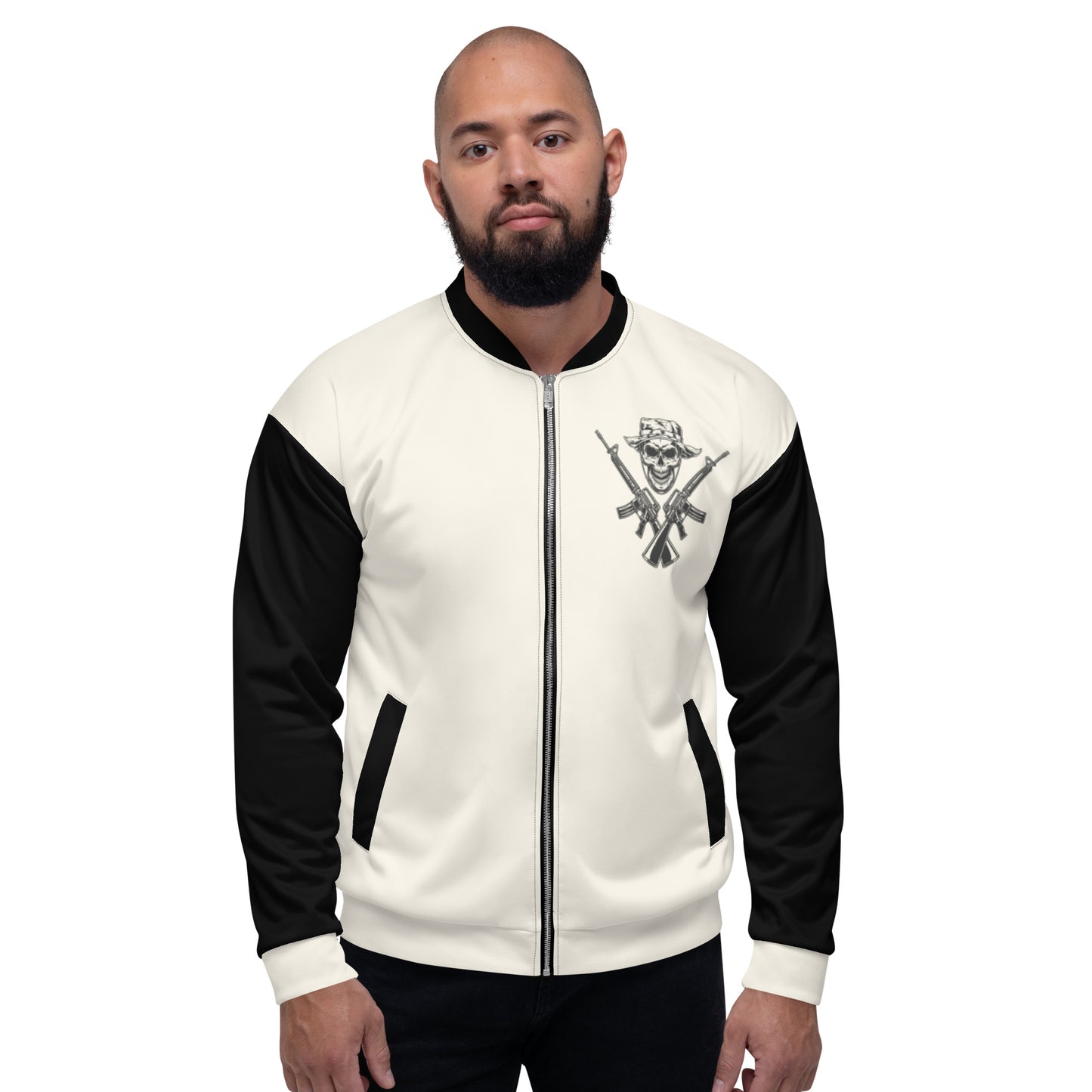 Military Skull Unisex Bomber Jacket