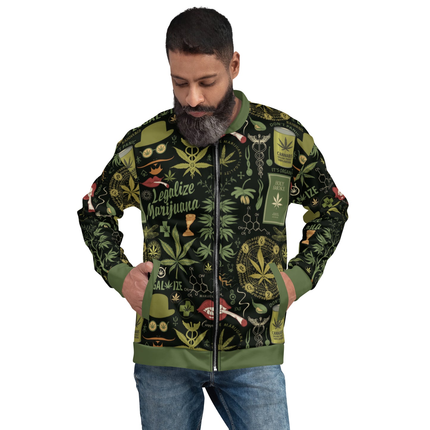 Legalize Marijuana Unisex Bomber Jacket