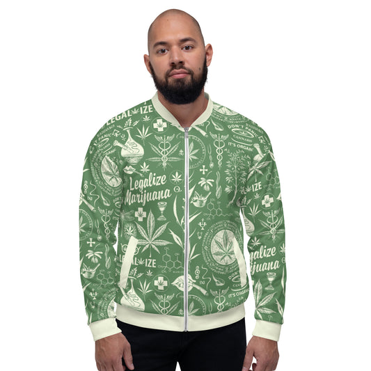 Legalize Marijuana Unisex Bomber Jacket