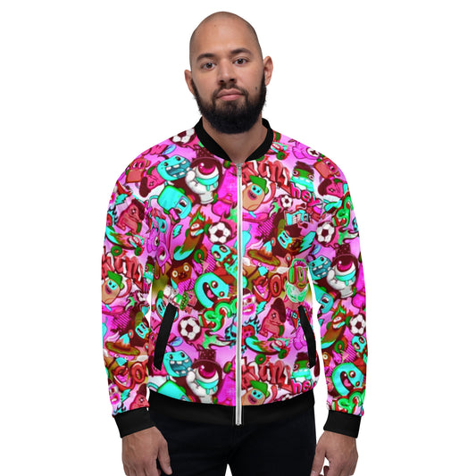 Stylish Cartoon Unisex Bomber Jacket