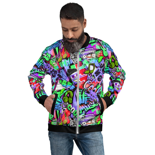 Stylish Cartoon Unisex Bomber Jacket