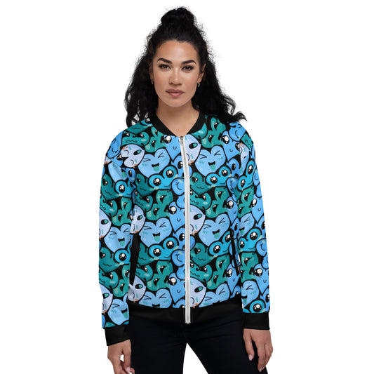 Heart Emoji Unisex Bomber Jacket