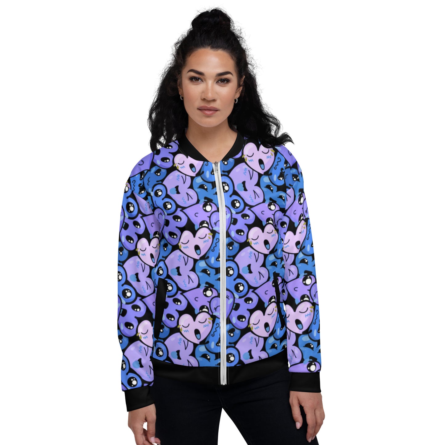 Heart Emoji Unisex Bomber Jacket