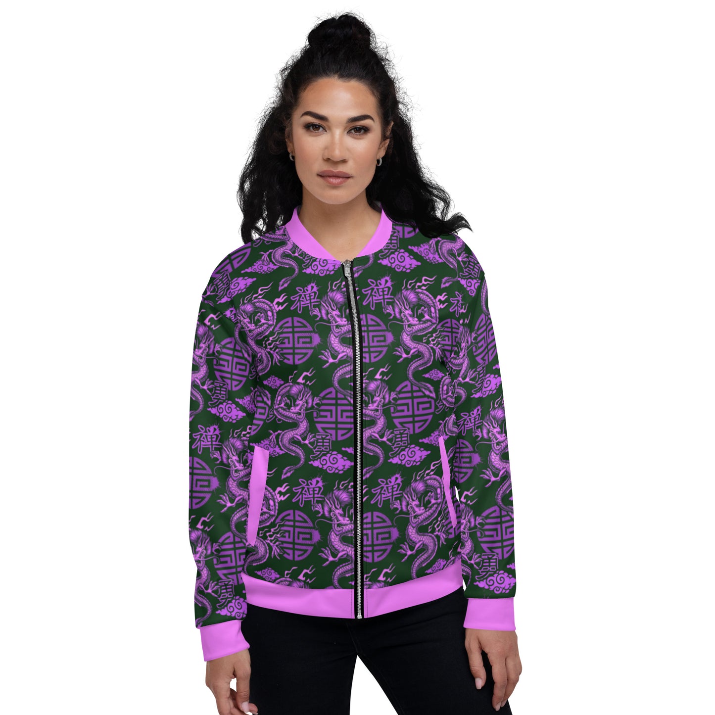 Chinese Dragons Unisex Bomber Jacket