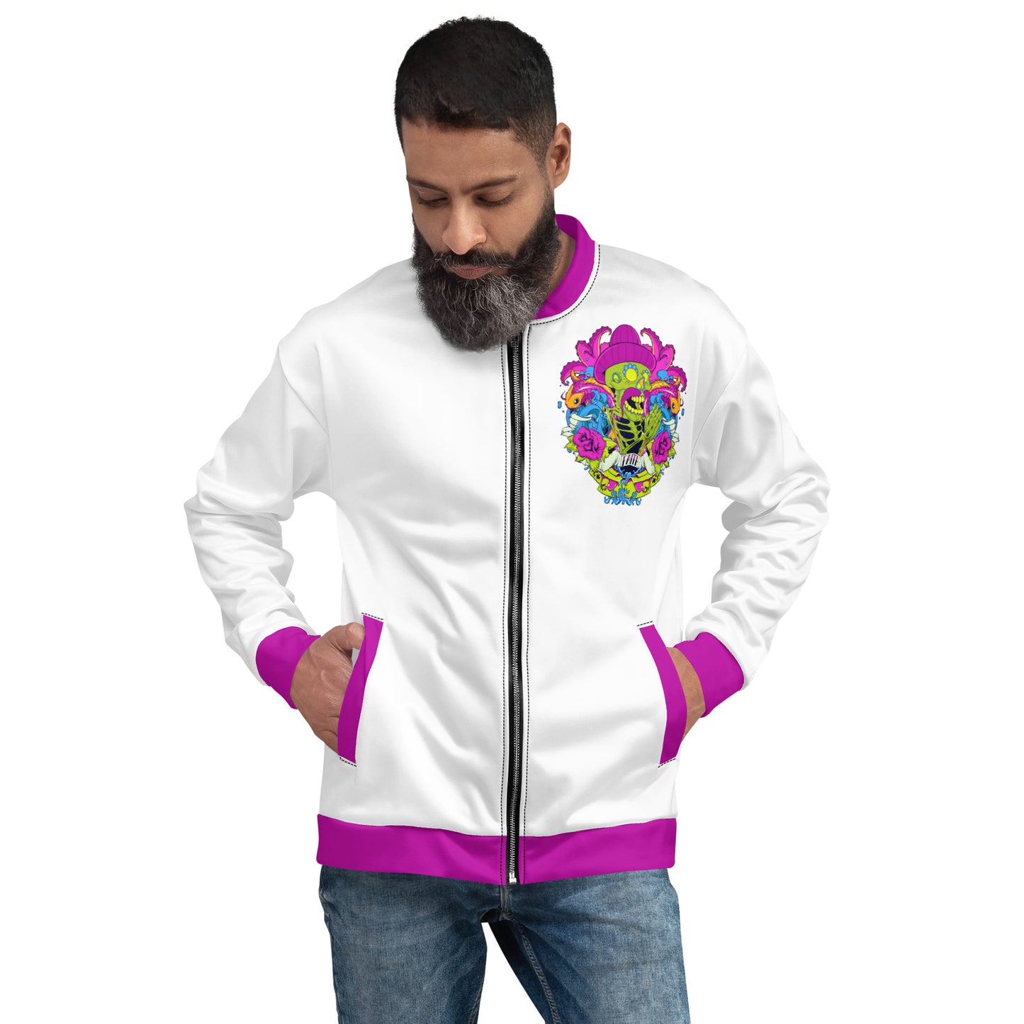 Krazy Faith Unisex Bomber Jacket