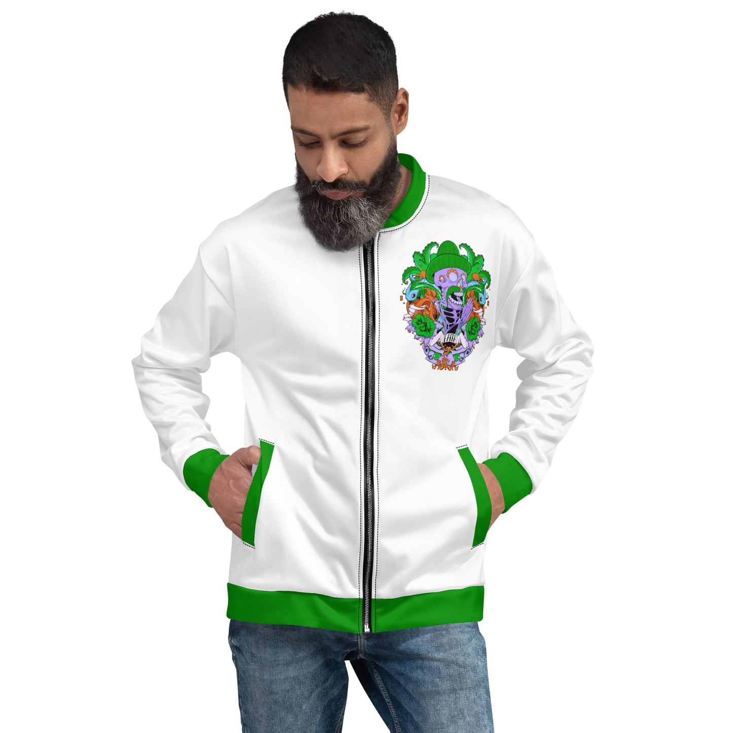 Krazy Faith Unisex Bomber Jacket