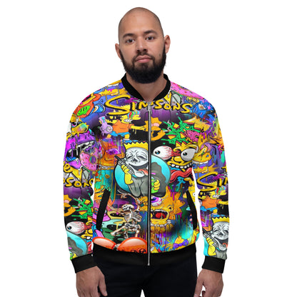 The Simpsons Trippy Unisex Bomber Jacket