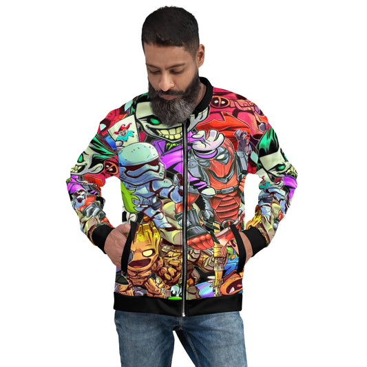 Cartoon Unisex Bomber Jacket