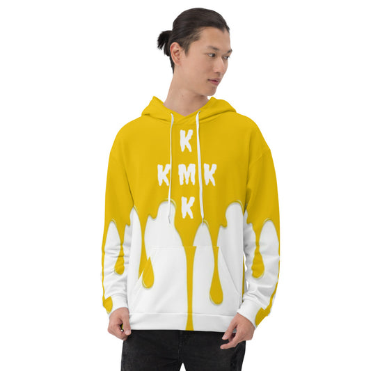 Yellow Paint Drippin Unisex Hoodie