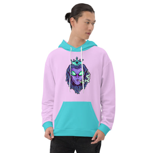 Alien Dreadlock King Stoners Only  Unisex Hoodie