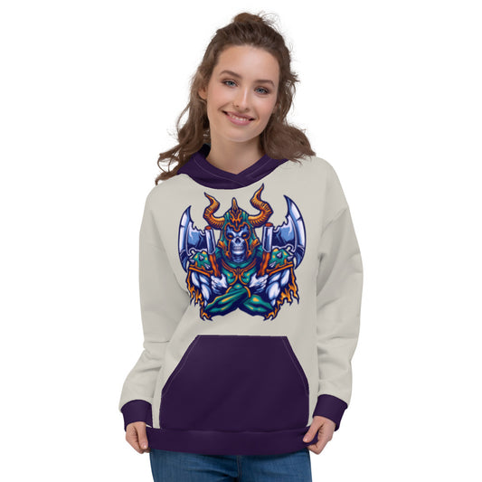 Viking Skull Warrior Unisex Hoodie