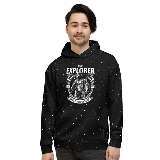 The Explorer Astronaut Status Unisex Hoodie