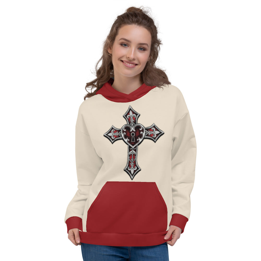 Heart & Cross Unisex Hoodie