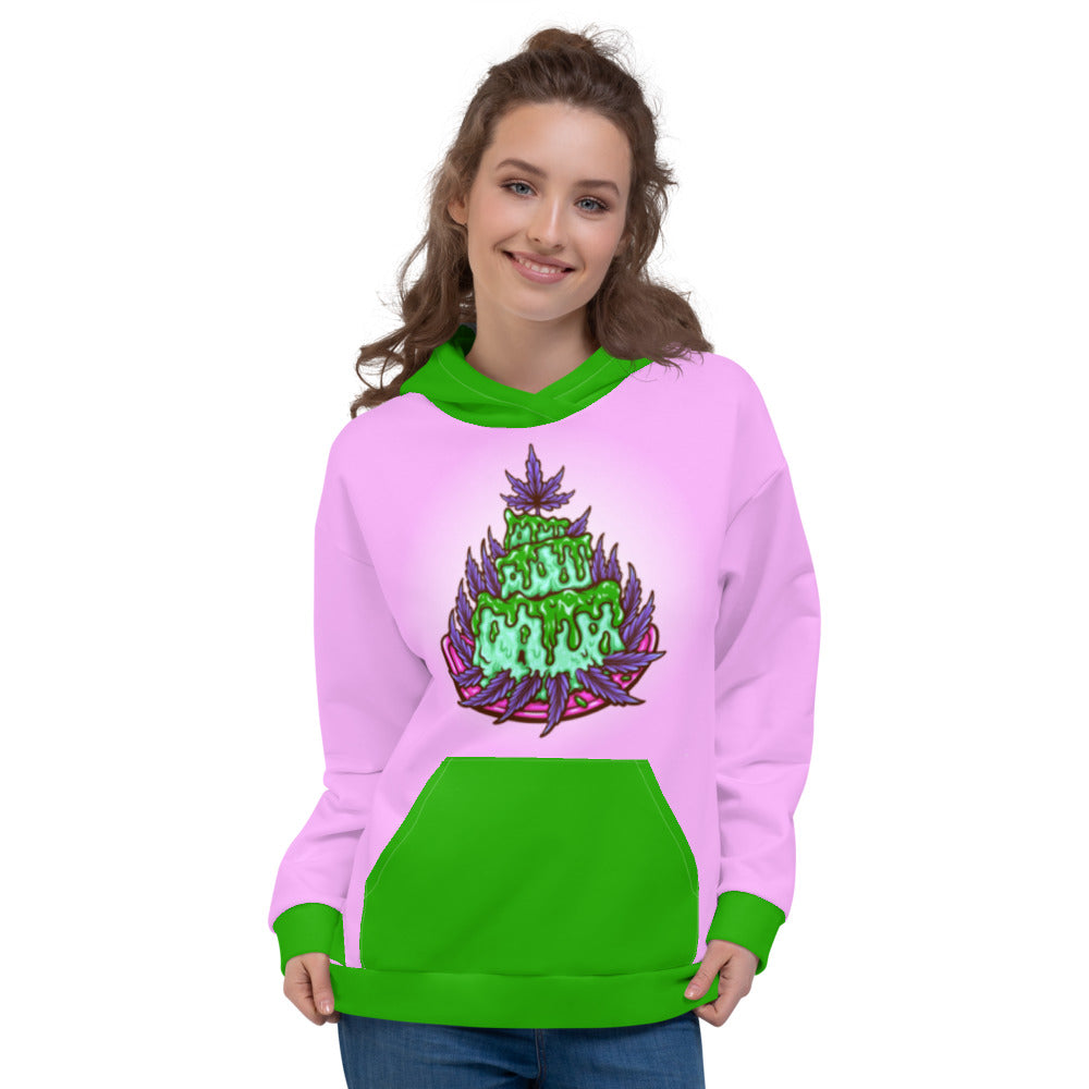 Stoners Only Birthday Cake Unisex Hoodie