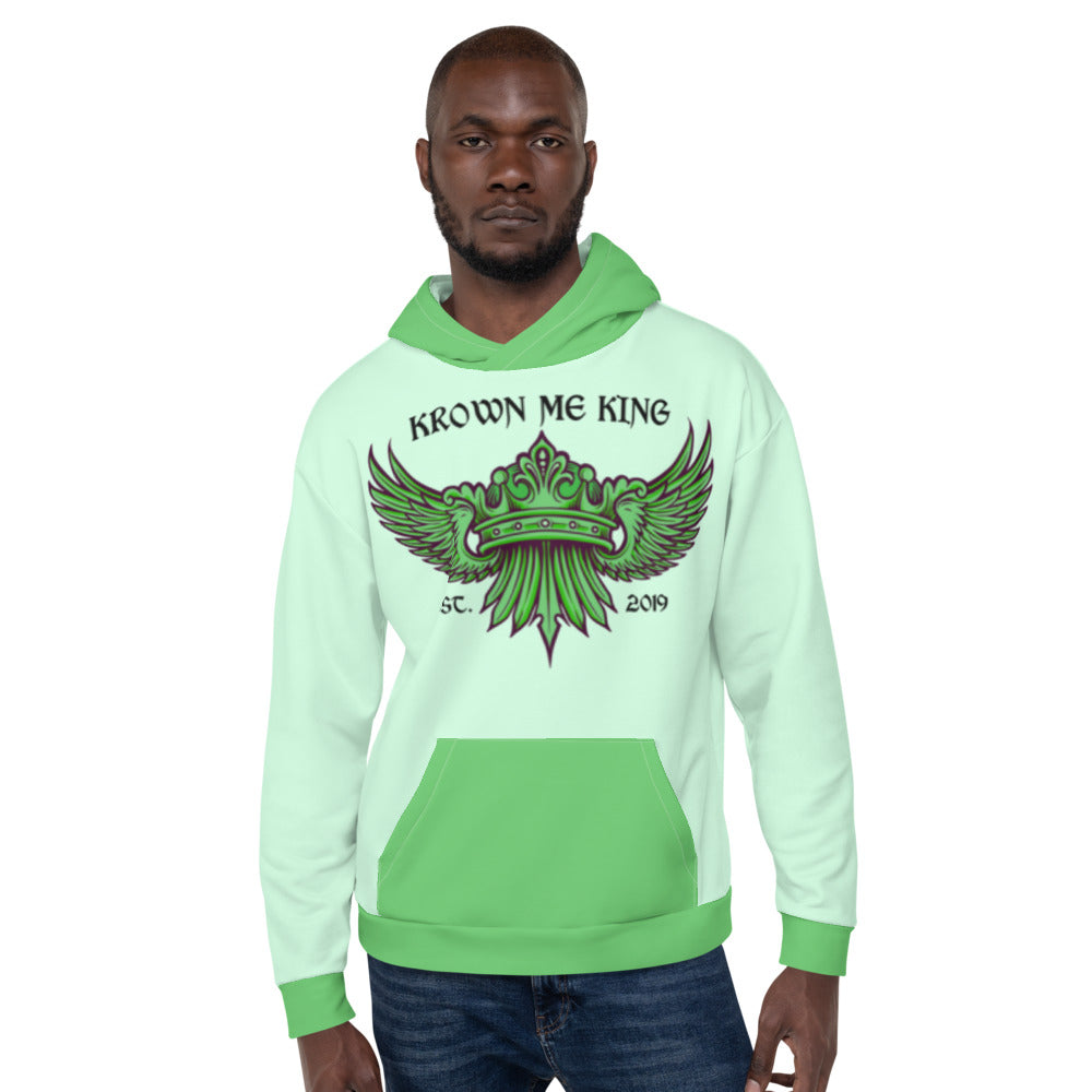 Krown Me King Green Unisex Hoodie