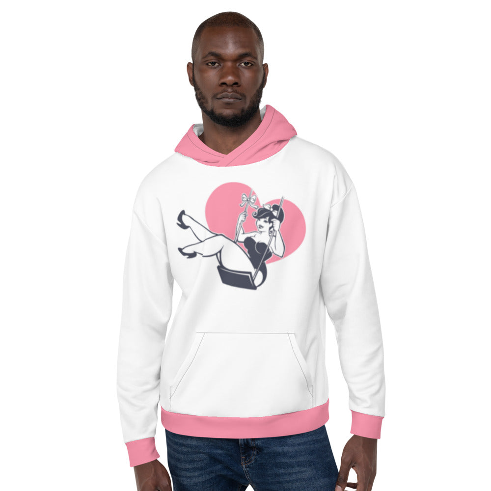 Happy Pinup Girl Unisex Hoodie