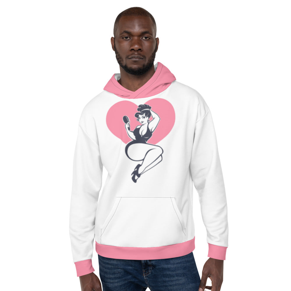 Happy Pinup Girl Unisex Hoodie