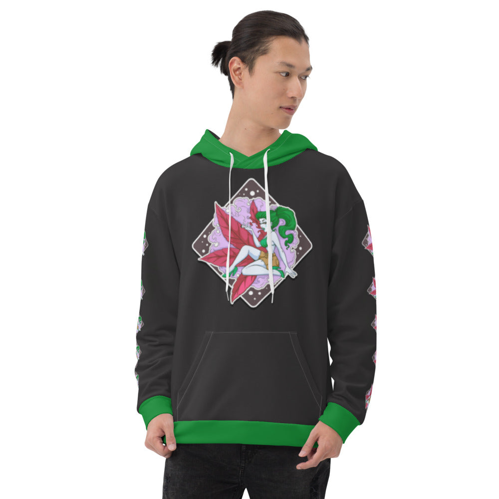 Stoners Only Girl Smoking Cannabis Unisex Hoodie