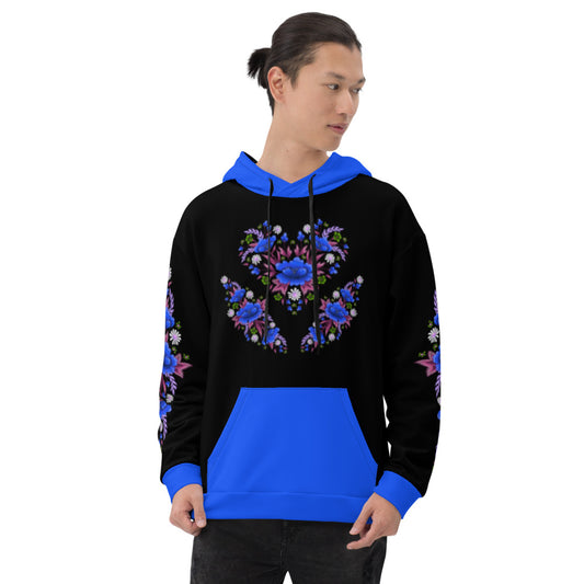 Heart Made Of Flowers Unisex Hoodie