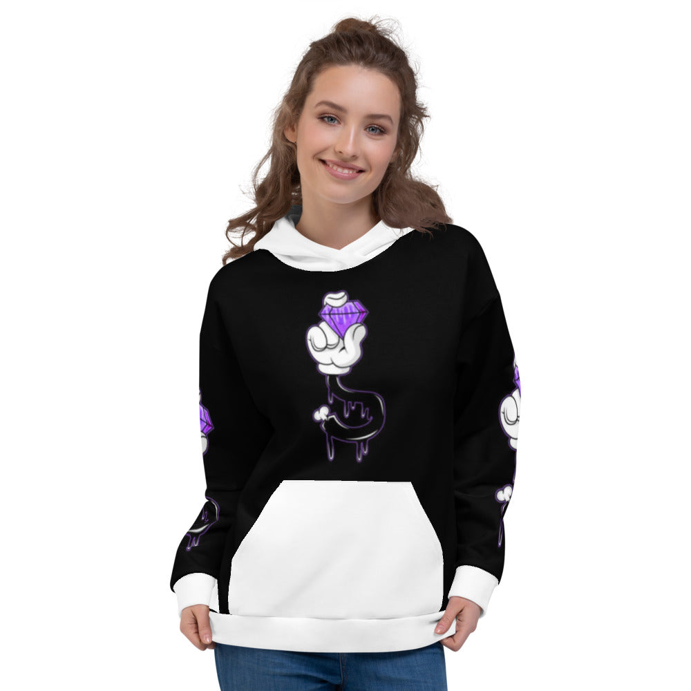 Purple Blood Diamond Unisex Hoodie