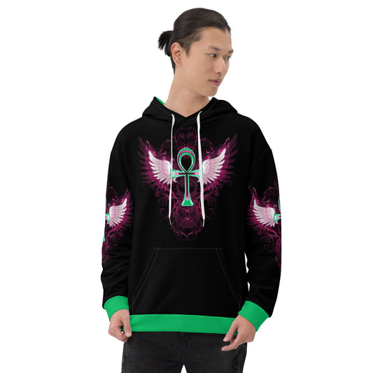 Green Ankh Unisex Hoodie