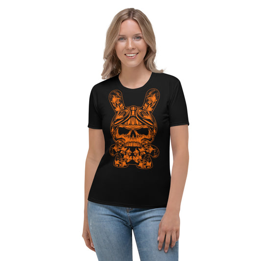 Black & Orange B RABB Women's T-shirt