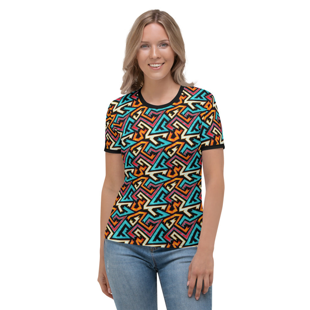 Graffiti Style Women's T-shirt