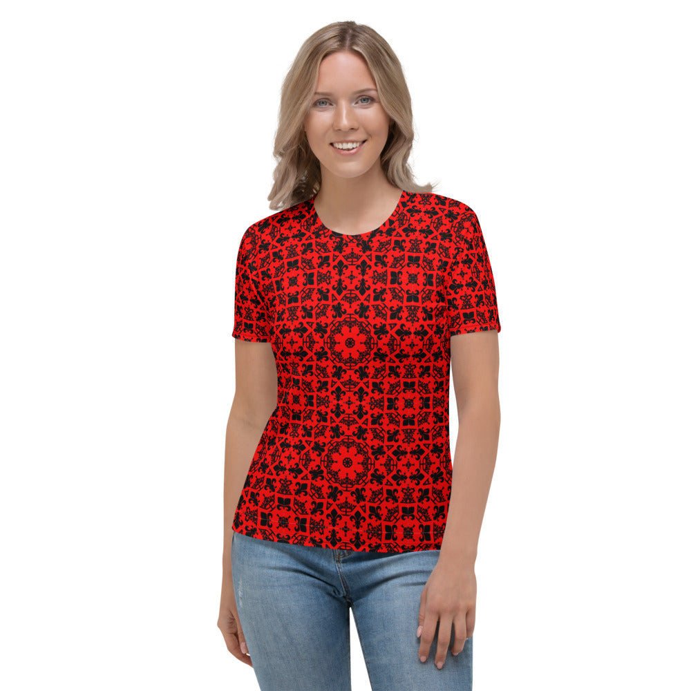 Red & Black Made Royal Women's T-shirt