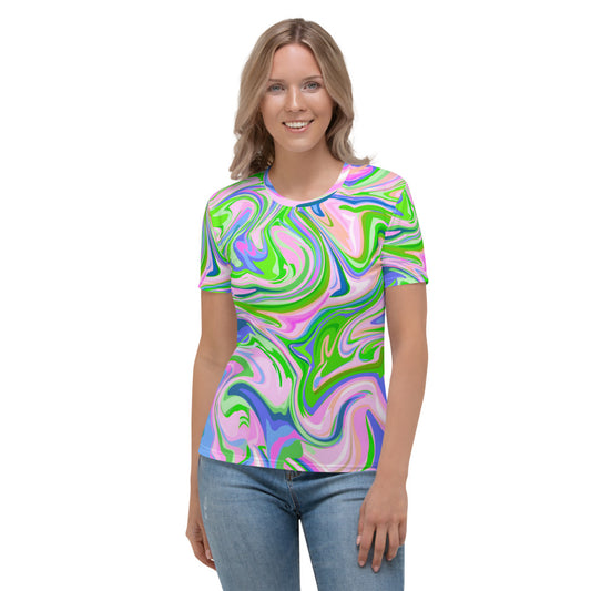 Dripping Sauce Colorful Women's T-shirt