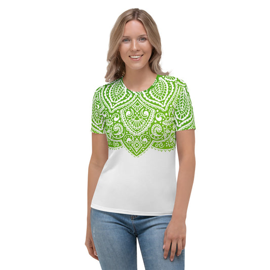 Beautiful Green Flower Women's T-shirt