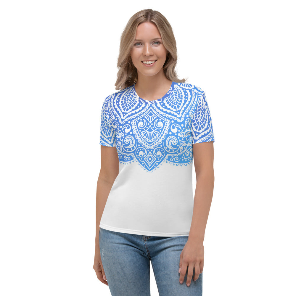 Beautiful Blue Flower Women's T-shirt