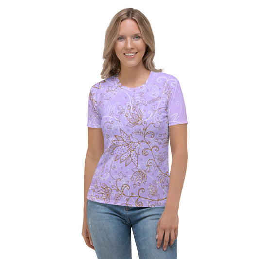 Light Purple Cute Flower Women's T-shirt