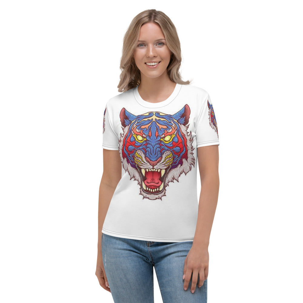 Colorful Tiger Women's T-shirt