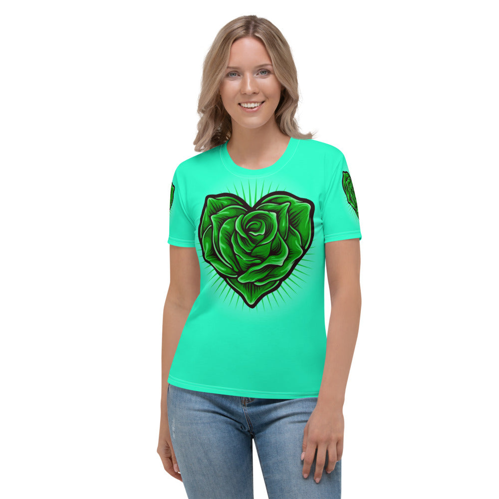 Beautiful Blooming Roses Women's T-shirt