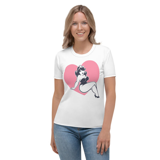 Happy Pinup Girl Women's T-shirt