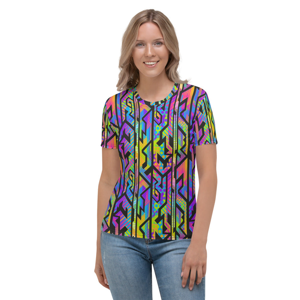 Rainbow Geometric Women's T-shirt