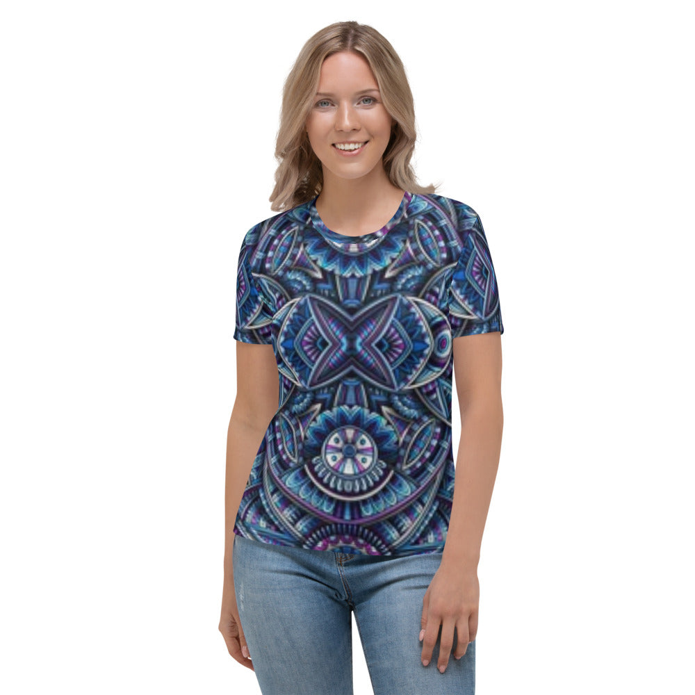 Abstract Ethnic Women's T-shirt