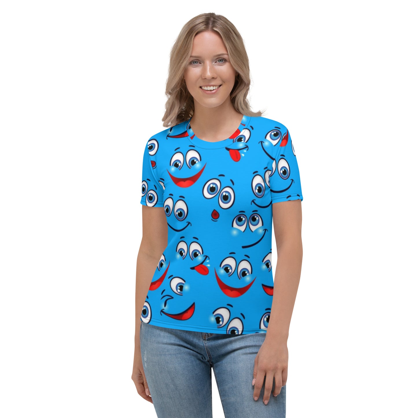 Funny Cartoon Emotions Women's T-shirt