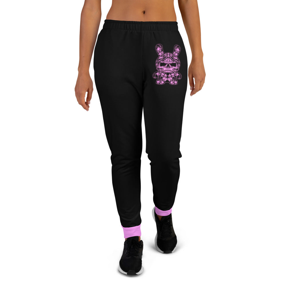 Women's Black & Pink B RABB Joggers