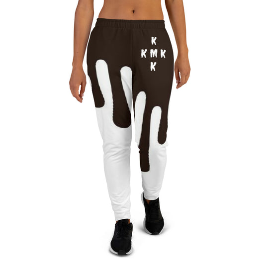 Black & White Paint Drippin Women's Joggers