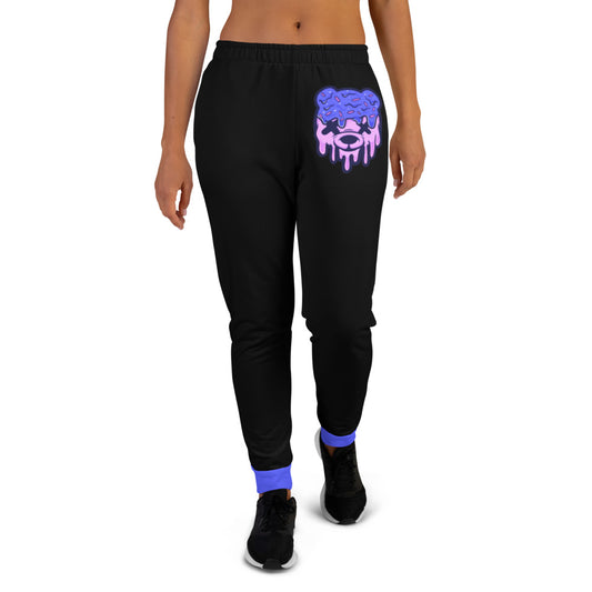 Purple & Blue Ice Cream Teddy Women's Joggers